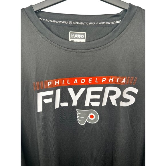 Philadelphia Flyers NHL Authentic Pro Fanatics Long Sleeve T-Shirt 5XL - Picture 6 of 13